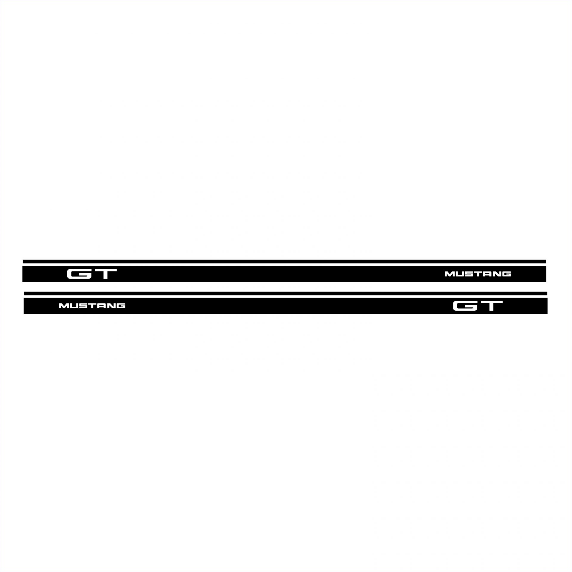 Mustang shop gt decals