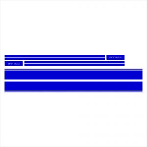 Mustang GT 500 Stripe Decal Kit
