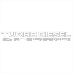 Nissan Turbo Diesel 4.2 Litre Decal