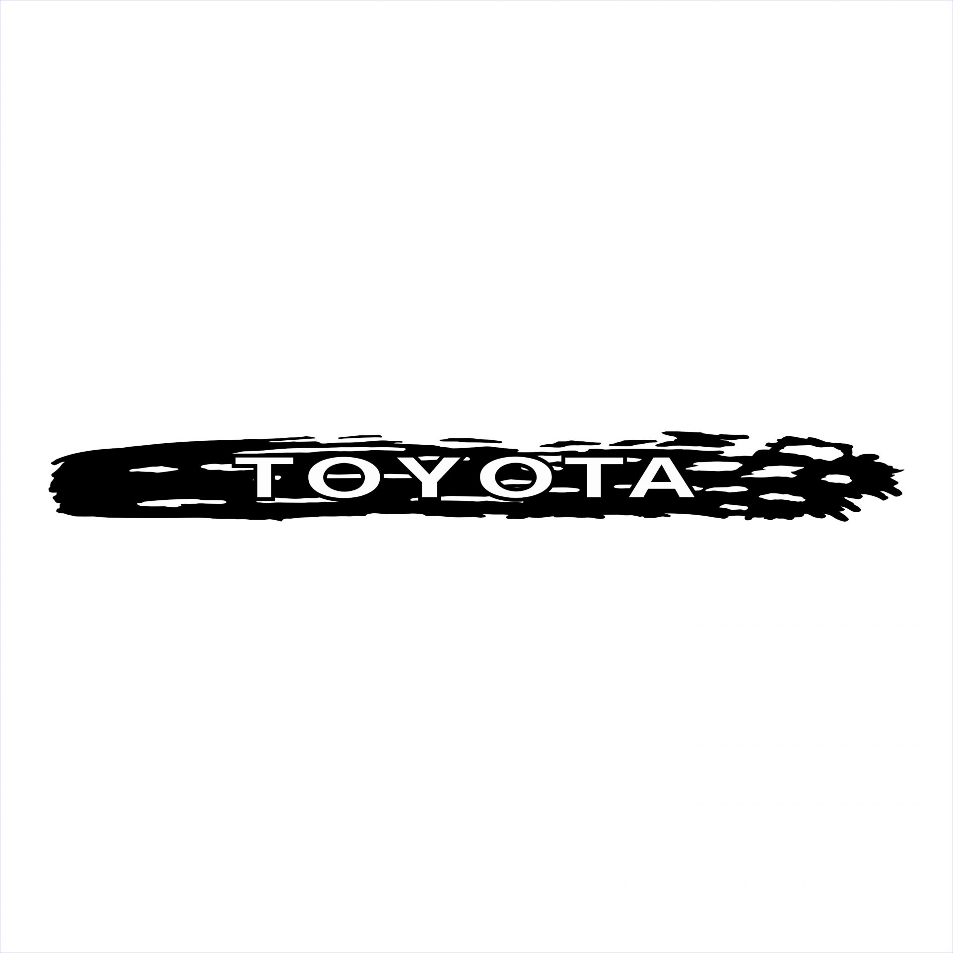 Toyota Name Graphic Decal Discontinued Decals