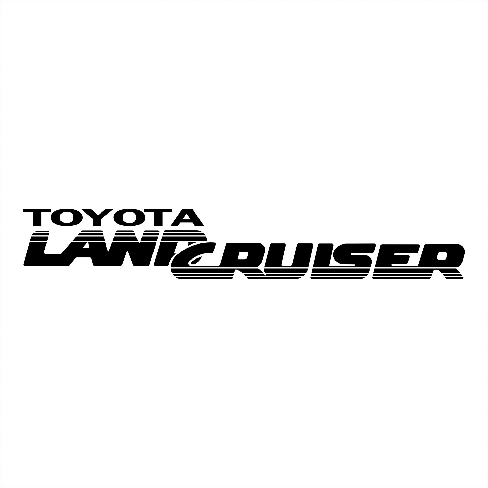 Toyota Landcruiser Logo Sticker ubicaciondepersonas.cdmx.gob.mx