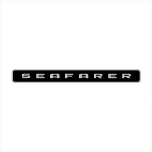 Seafarer Name Chrome Decal #4