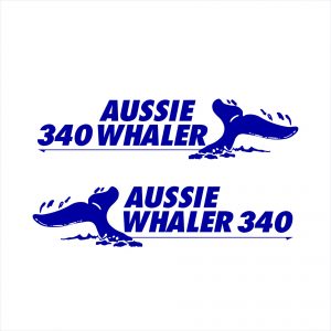 Aussie Whaler 340 Decal