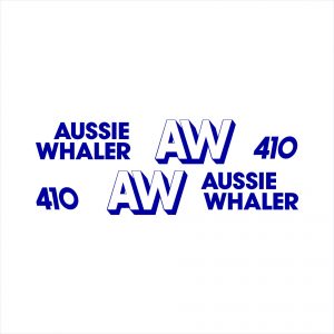 Aussie Whaler AW 410 Decal
