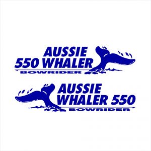 Aussie Whaler 550 Bowrider Decal