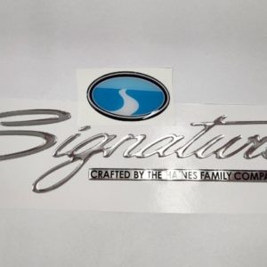 Haines Signature Domed Decal