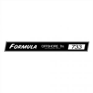 Formula Offshore 733 Decal