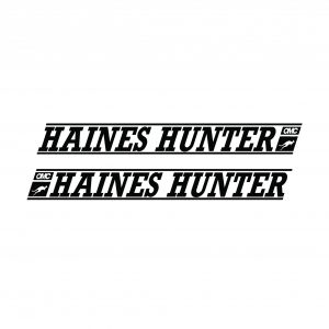 Haines Hunter Long Name Decal