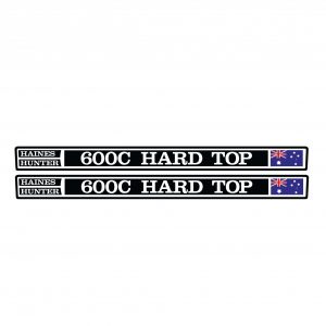 Haines Hunter 600C Hard Top Decal