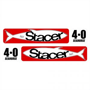 Stacer Boats Alloy Craft w/ 4.0 Seahorse Graphic Decal