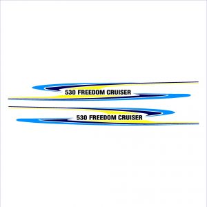 Quintrex Boats 530 Freedom Cruiser Decal Kit