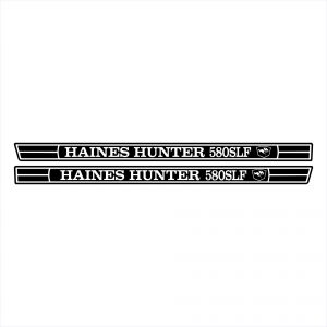 Haines Hunter 580SLF Long Decal