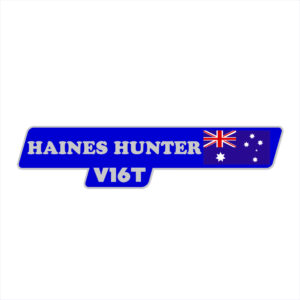 Haines Hunter V16T Old Decal