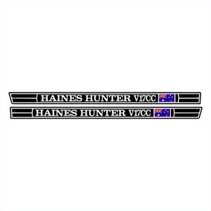 Haines Hunter V17CC Long Flag Decal