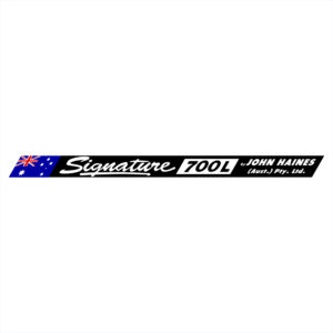 Haines Signature 700L Decal