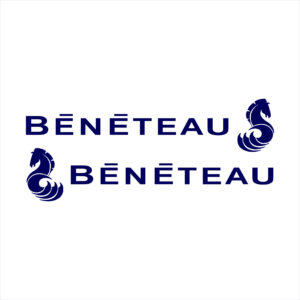 Beneteau Name Decal w/ Graphic #2