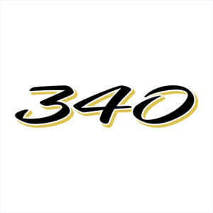 Sea Ray 340 Decal (Two Colour)