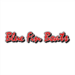 Blue Fin Boats Name Decal #3