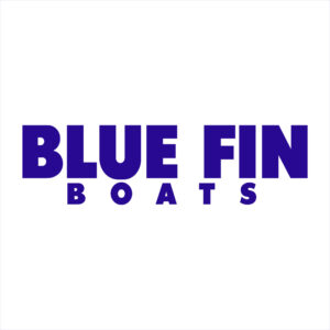 Blue Fin Boats Name Decal #4