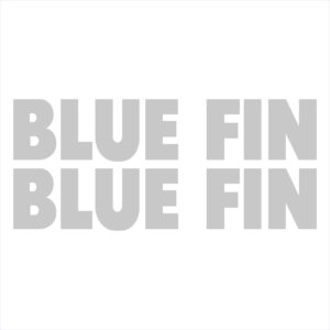 Blue Fin Boats Name Decal #5