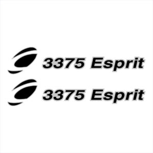 Cruisers 3375 Esprit Name Decal - Alternate