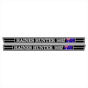 Haines Hunter 560SF Long Flag Decal