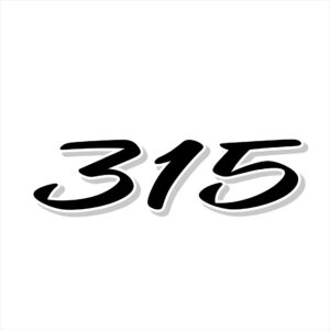Sea Ray 315 Decal (Two Colour)