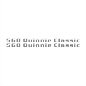 Quintrex Boats 560 Quinnie Classic Name Decal