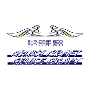 Cruise Craft Explorer 600 Decal Kit