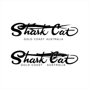 Shark Cat Graphic Decal