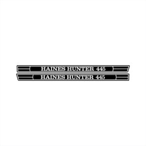 Haines Hunter 445 Name Decal