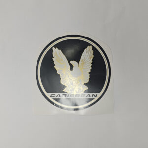 Caribbean Cabin Decals - Black