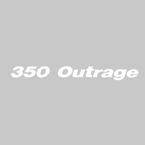 350 Outrage Decal