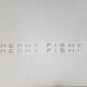 Jenneau Merry Fisher Domed Resin Decal