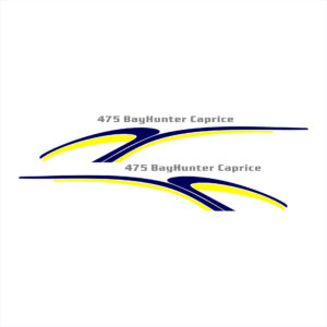 Quintrex Boats 475 BayHunter Caprice Decal Kit