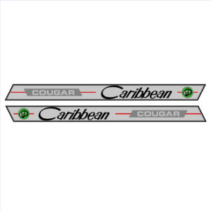 Caribbean Cougar Chrome Decal