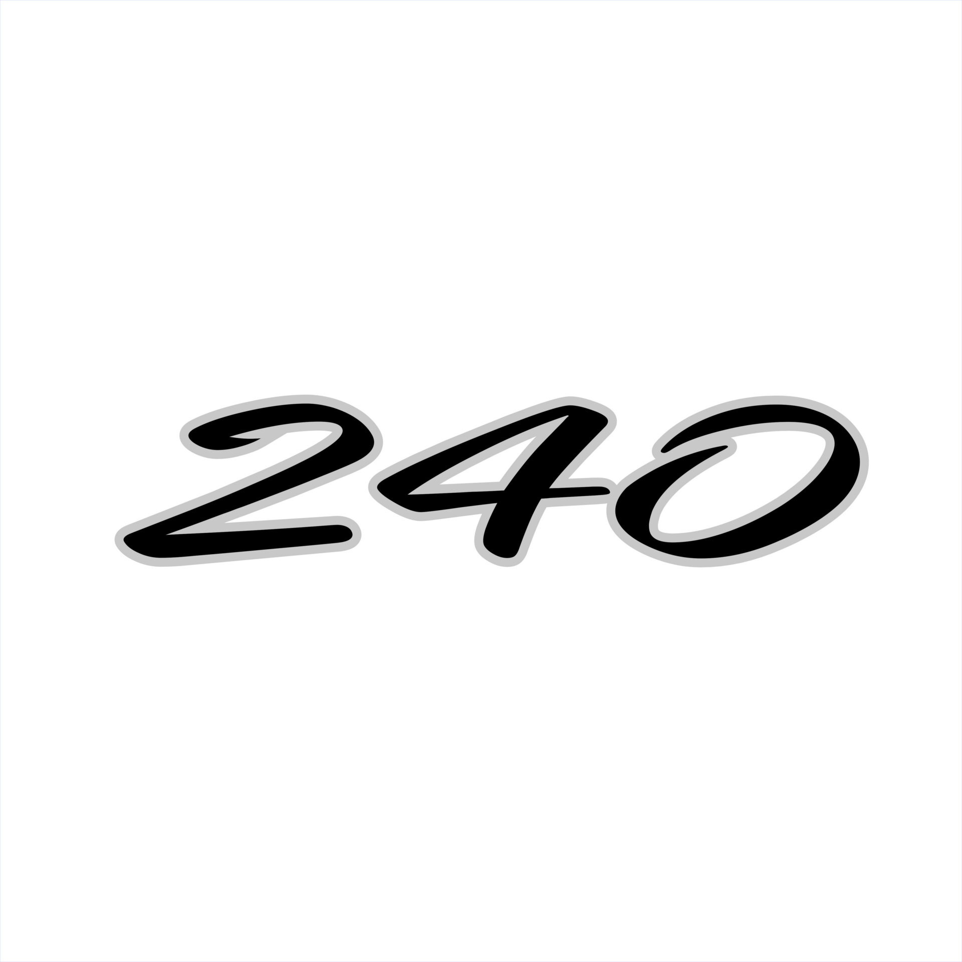 Sea Ray 240 Decal (Two Colour)