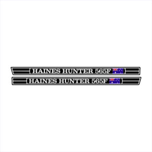 Haines Hunter 565F Long Flag Decal